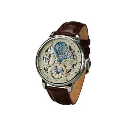 Часовник Globetrotter Poljot International Handwinding 9730.2940552 43мм