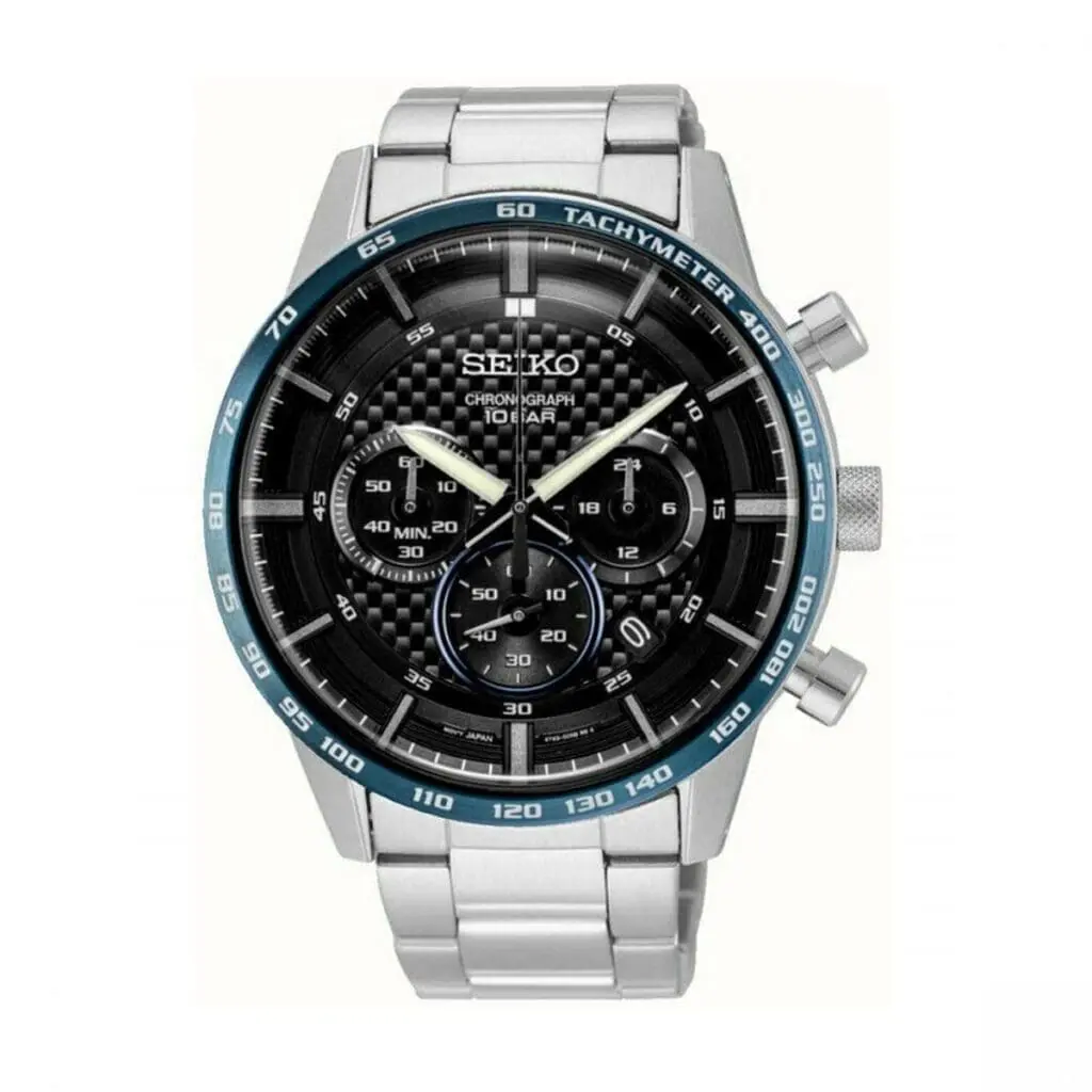 Часовник SEIKO QUARTZ CHRONO SSB357P1 44мм