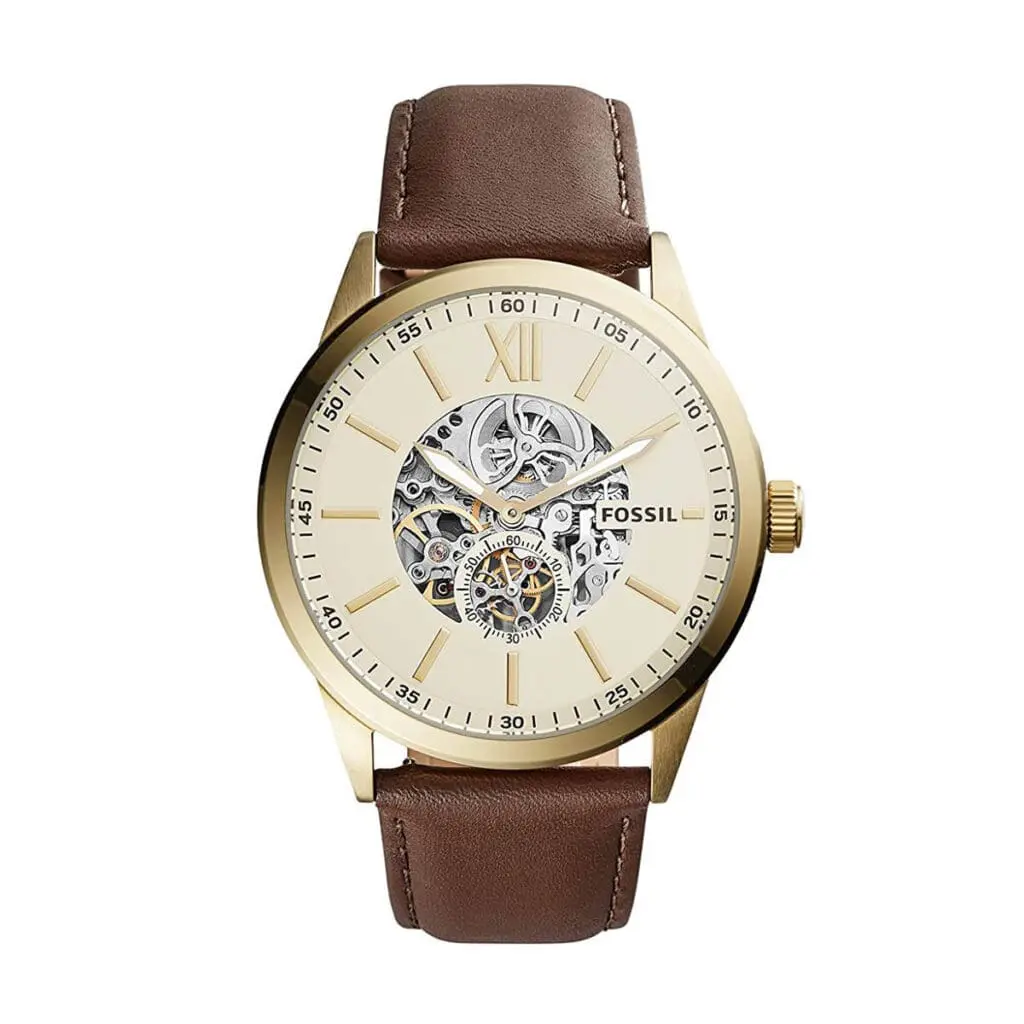 Часовник Fossil Flynn Mechanical Skeleton BQ2215 48mm