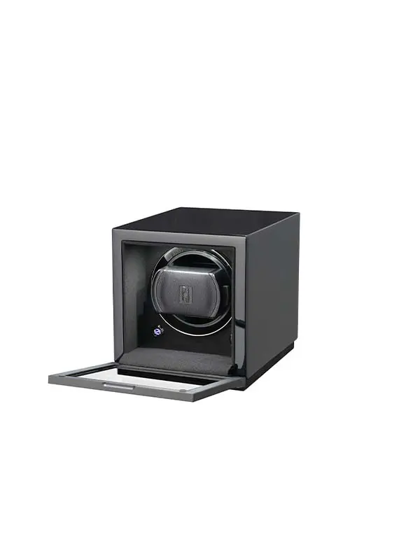 SwissBoutiqueкутия за съхранение на часовници PaulDesign Gentlemen 1D Black Highgloss open SwissBoutique_кутия-за-съхранение-на-часовници-PaulDesign-Gentlemen 1D Black Highgloss open