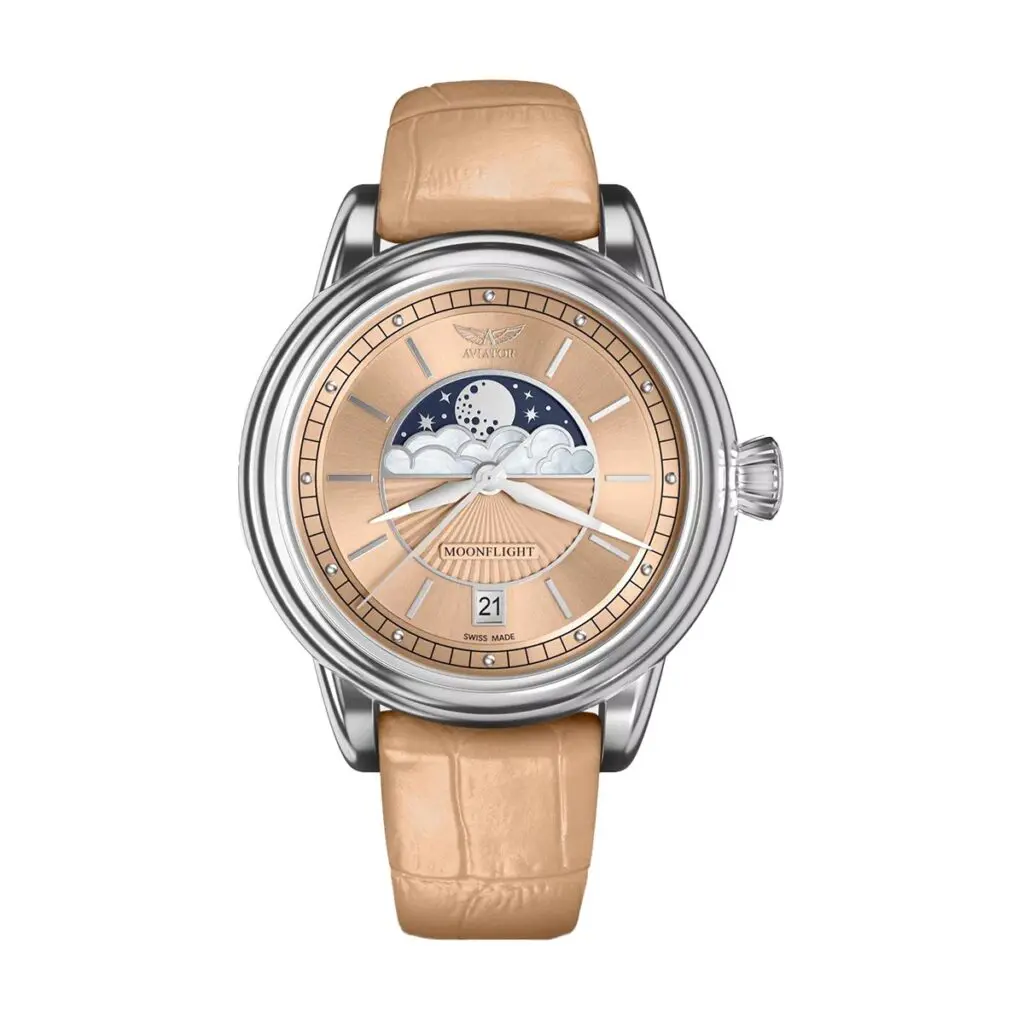 Часовник Aviator Douglas Moonflight V.1.33.0.259.4 36mm