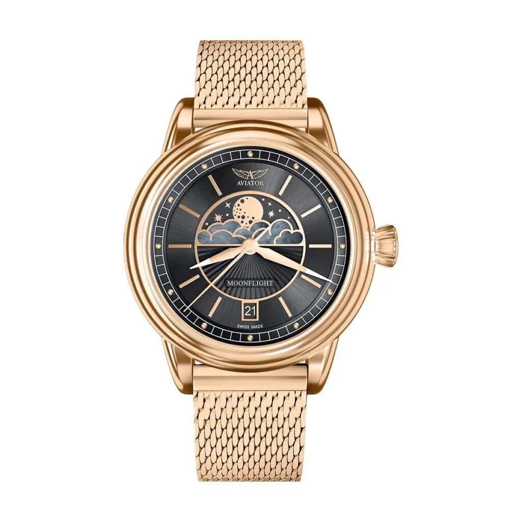 Часовник Aviator Douglas Moonflight V.1.33.2.253.5 36mm