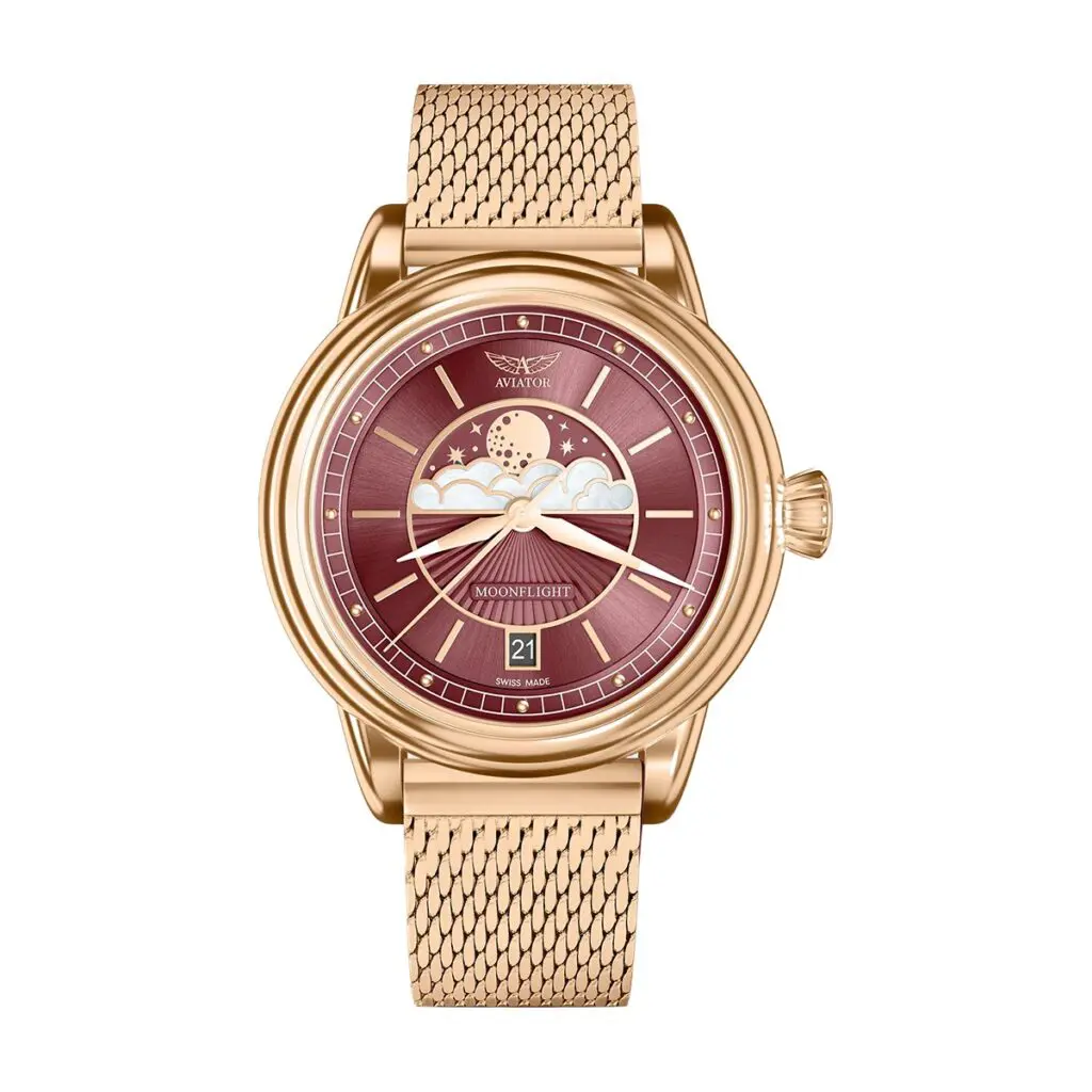 Часовник Aviator Douglas Moonflight V.1.33.2.265.5 36mm