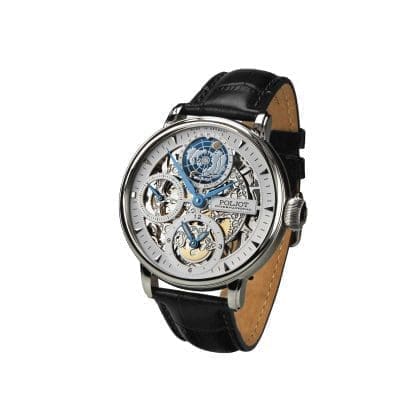 Часовник Globetrotter Poljot Intertational Handwinding 9730.2940551 43mm