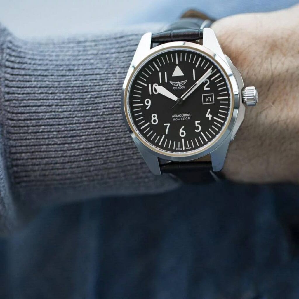 SwissBoutique-часовник-Aviator V-1-38-0-315-4-2