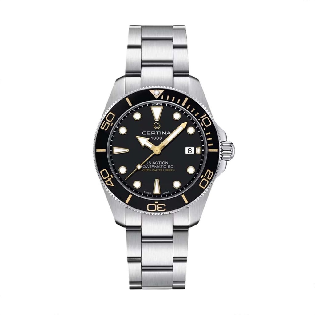 Часовник Certina DS Action Diver Powermatic 80 C048.407.11.051.01 40.5mm