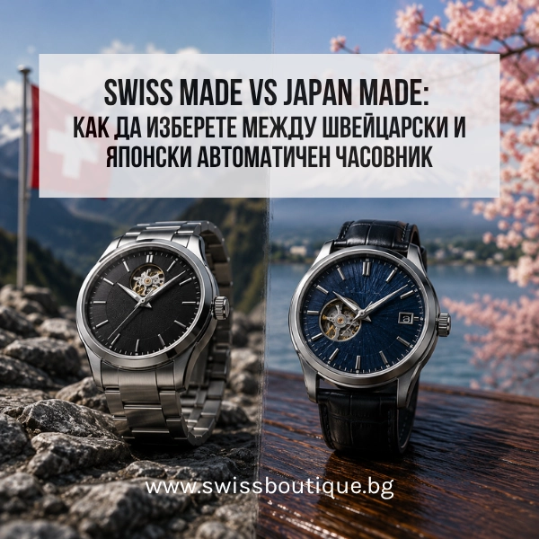 Swiss Made vs Japan Made: Как да изберете между швейцарски и японски автоматичен часовник